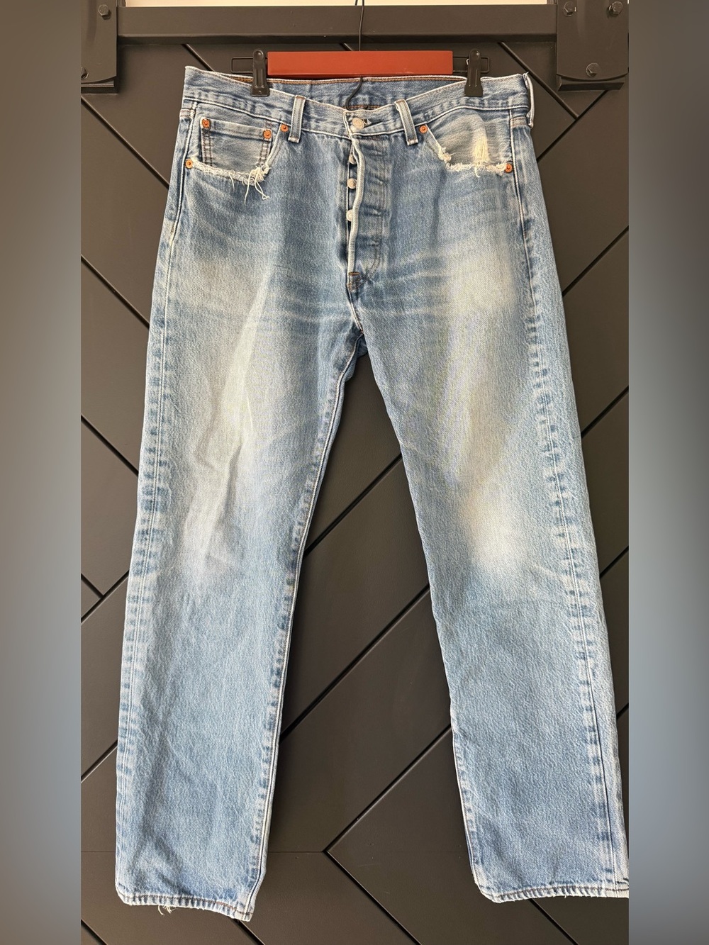 Levi’s 501 vintage Light Blue Men's Straight-Leg Denim Jeans
